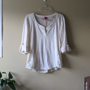3/$25 Red Camel Lace Shirt